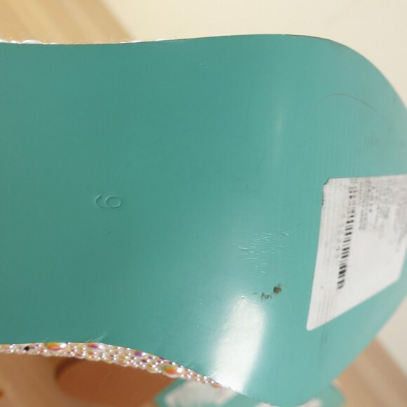 Betsey Johnson White Boots Western 9‎ Shoes Womens Bootie Pearls Pointed SB Diva - Picture 15 of 16